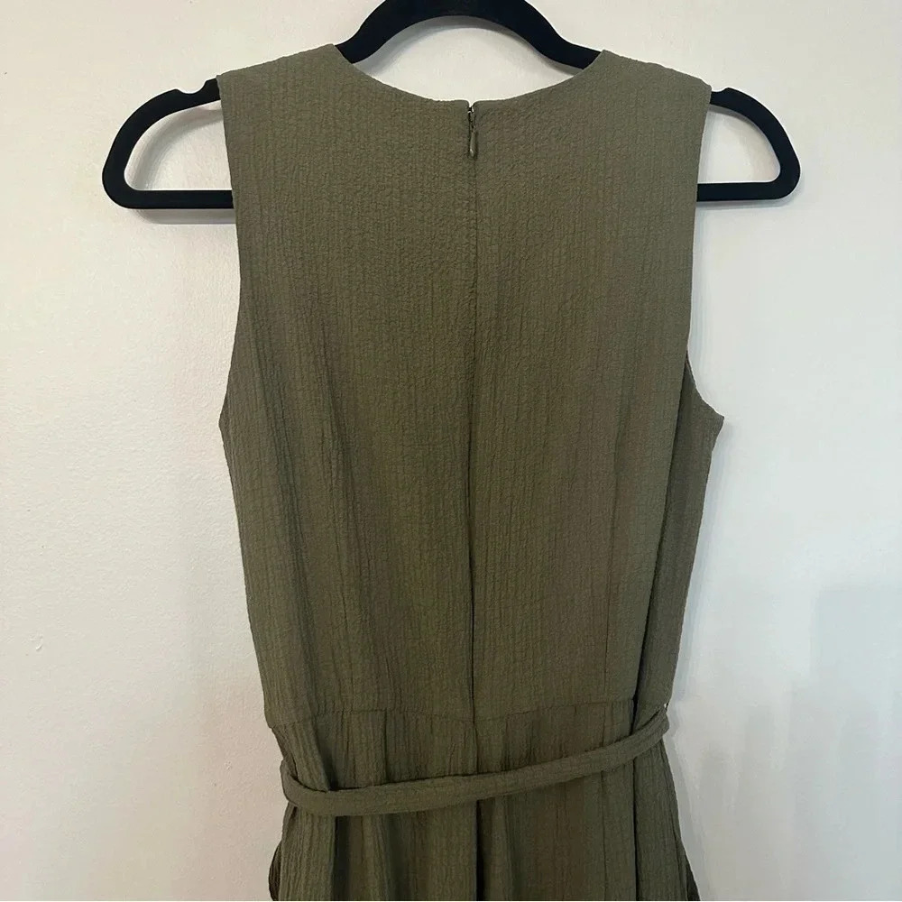 Calvin Klein Green Sleeveless Tie Waist Full Length Romper Size 4 GUC - Picture 10 of 12
